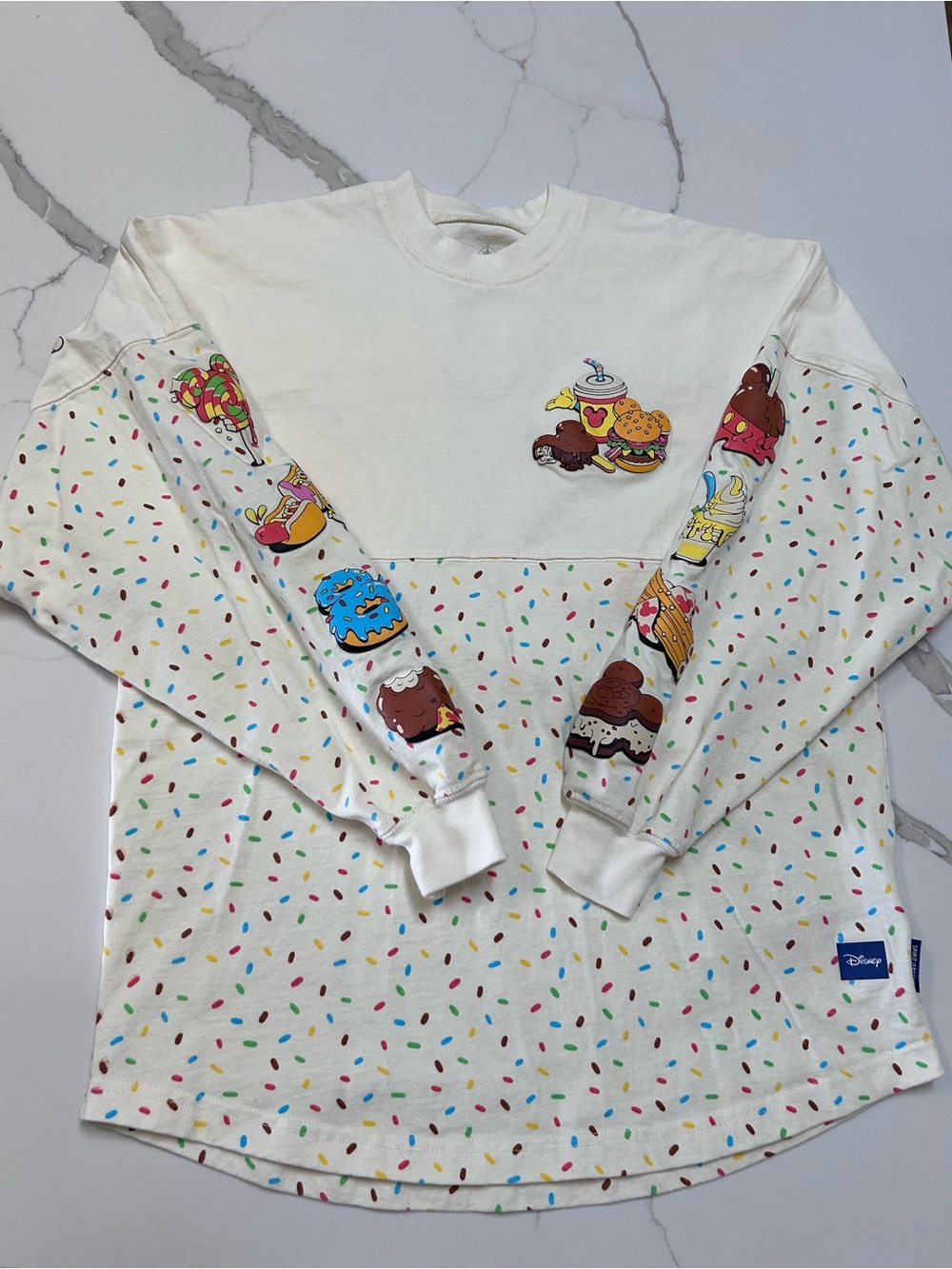 DisneyWorld Disney Eats Sprinkle Foodie Sprinkle Jersey XS